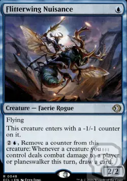 Flitterwing Nuisance 48 R Lorwyn Eclipsed Magic: The Gathering NM/M - Image 3