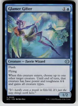 Glamer Gifter Normal U Lorwyn Eclipsed 49 NM - Image 1