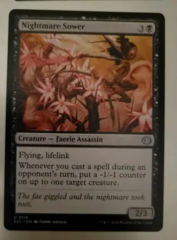 MTG - Lorwyn Eclipsed: Nightmare Sower (0114) - Uncommon - Near Mint - Image 1