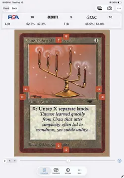MTG CANDELABRA OF TAWNOS Antiquities Regular MT Magic The Gathering - Image 3