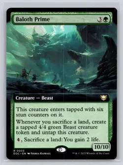 Baloth Prime (Extended Art) 33 Commander: Edge of Eternities NM - Image 1