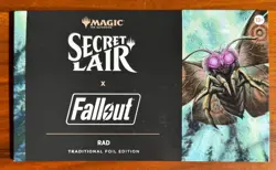 Magic The Gathering MtG Secret Lair x Fallout: Rad Traditional Foil Edition​ New - Image 1