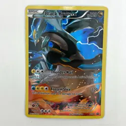 Pokemon Black Kyurem Promo Holo XY XY80 120HP English TCG Card - Image 1
