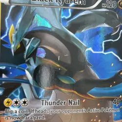 Pokemon Black Kyurem Promo Holo XY XY80 120HP English TCG Card - Image 2
