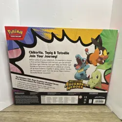 Pokemon TCG Mega Evolution Ascended Heroes Pin Collection Kit - Chikorita, Tepi… - Image 2