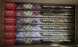 ✅Pokemon Paldean Fates Great Tusk Iron Treads Ex Premium Collection - Lot Of 6✅ - Image 1