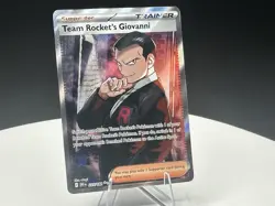 Team Rocket’s Giovanni 225/182 Pokemon Destined Rivals Full Art Ultra Rare - Image 3