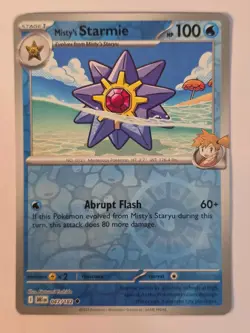 Misty's Starmie 047/182 Uncommon Destined Rivals Pokemon NM/M - Image 1