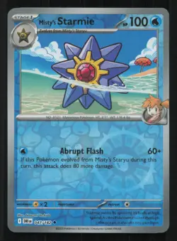 Misty's Starmie 047 182 UC Destined Rivals Pokemon NM - Image 1