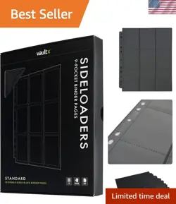Collectible Card Storage Pages - 9 Pocket Design, 50 Clear Pages Included - Image 1