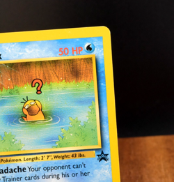 Psyduck #20 WOTC Black Star Promo Pokemon Card 2000 Non Holo Vintage LP - Image 4