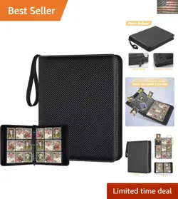 Waterproof 9-Pocket Trading Card Binder for Kids - 720 Card Capacity - Image 1
