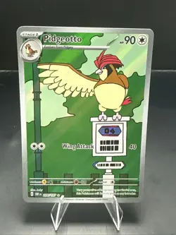 Pokemon Pidgeotto Illustration Rare Holofoil SV03: Obsidian Flames 208/197 NM - Image 1