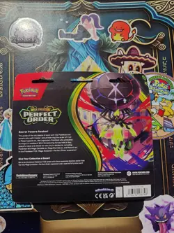 Pokemon TCG Mega Evolution Perfect Order Blister Pack Chikorita ( 3PK ) Sealed - Image 3