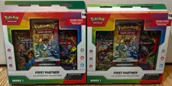 Pokemon TCG First Partner Illustration Collection Series 1 Lot of 2 Boxes NEW - Image 1