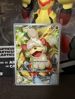 Pokemon TCG Hisuian Growlithe Twilight Masquerade IR 181/167 - Image 3