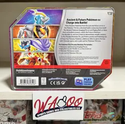 Pokemon TCG: Paradox Destinies Gouging Fire ex Factory Sealed Tin *PLEASE READ* - Image 2