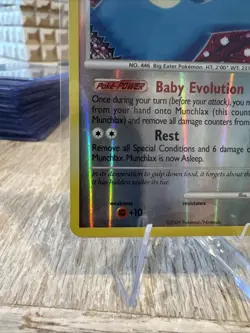 Munchlax Rising Rivals 69/111 Reverse Holo Common Pokemon TCG NM/LP - Image 5