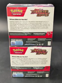 Lot (2) Pokemon SV10 Destined Rivals English Booster Boxes Sealed - Image 2