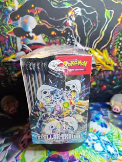 Pokemon TCG Stellar Crown Booster Box Factory Sealed 2024 Eng 36 packs SV - Image 2