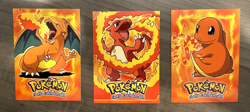 Charizard, Charmeleon, & Charmander Pokemon TCG 1999 Topps Series Non Holo Lot - Image 1