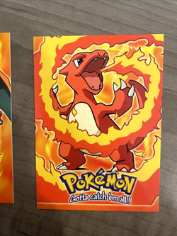 Charizard, Charmeleon, & Charmander Pokemon TCG 1999 Topps Series Non Holo Lot - Image 3