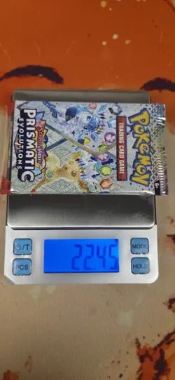 VERY HEAVY! 🧪22.46g Pokemon TCG Prismatic Evolutions Booster Pack Sealed 🧪 - Image 1