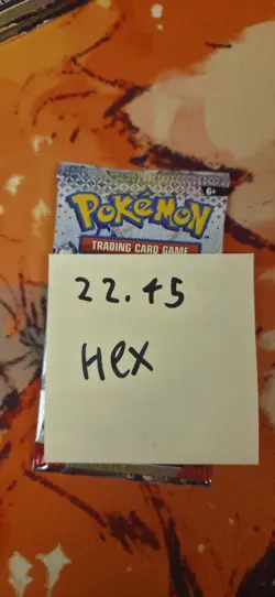 VERY HEAVY! 🧪22.46g Pokemon TCG Prismatic Evolutions Booster Pack Sealed 🧪 - Image 2