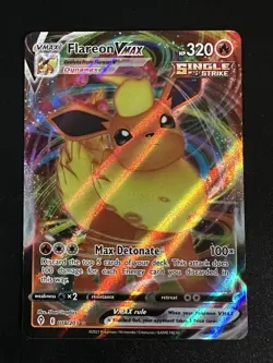 Flareon VMAX 018/203 Pokemon Evolving Skies Ultra Rare Holo NM - Image 1