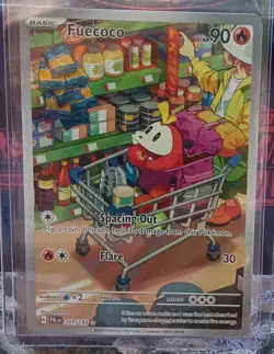Fuecoco PALDEA EVOLVED 201/193 Illustration Rare Full Art 90 HP English Pokemon… - Image 1