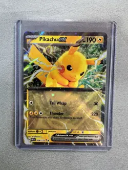 Pikachu ex 028/131 Prismatic Evolutions Holo Full Art MINT Pokemon TCG - Image 1
