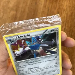 Pokemon: Lucario 63/124 Cosmos Holo XY- Sealed Knockout Collection Promo - Image 3