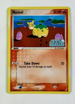 Numel 2006 Pokemon EX Crystal Guardians Reverse Holo #59/100 * Light Play + - Image 1