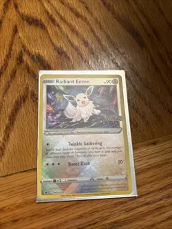 Radiant Eevee Pokemon GO TCG - Image 1