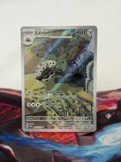 Pokemon Lairon Sv06 Twilight Masquerade 184/167 Illustration Rare Holo 110 HP - Image 1