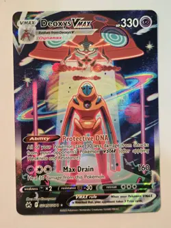 Pokemon TCG Deoxys VMAX Crown Zenith GG45/GG70 Holo Gallery Rare - Image 2