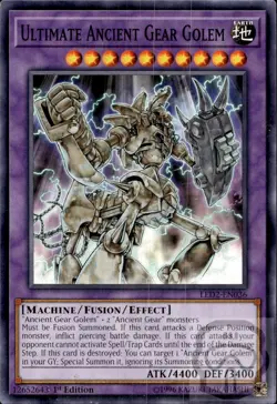 Ultimate Ancient Gear Golem LED2-EN036 Ancient Millennium Yu-Gi-Oh 1st Edition - Image 2