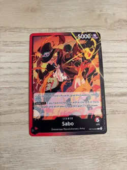 OP13-004 Sabo (004) English L One Piece TCG Card Game - Image 1