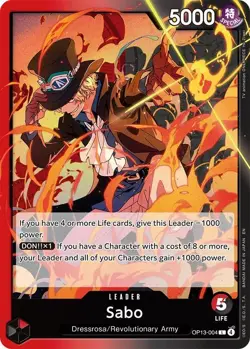 OP13-004 Sabo (004) English L One Piece TCG Card Game - Image 2