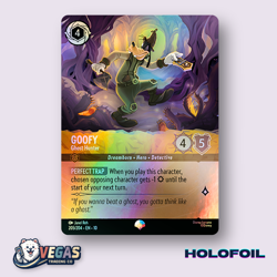 Goofy Ghost Hunter 205/204 Epic Holofoil Whispers In The Well NM Disney Lorcana - Image 1