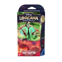 Disney Lorcana TCG The First Chapter Starter Deck Cruella & Aladdin Emerald Ruby 4050368981899 - Image 1