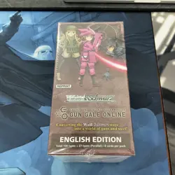 Weiss Schwarz ENGLISH SAO Sword Art Alternative Gun Gale Online Booster Box NEW - Image 1