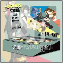 WEISS SCHWARZ TCG SPY X FAMILY Booster Box 16 Packs🔥 + BONUS - Image 1