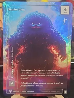 Wonders Of The First Starfur Ursa Formless Foil 383/401 CotS Call Of The Stones - Image 1