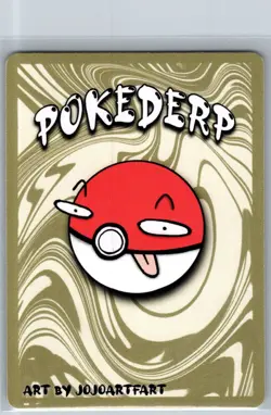 Pokederp Derpball 1st Edition 16/38 Derpy Card - Image 2