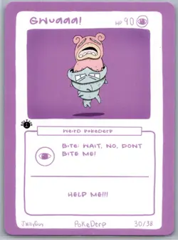 Pokederp Gwuaa 1st Edition 30/38 Derpy Card - Image 1