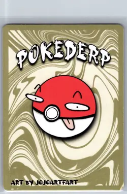 Pokederp Droo 1st Edition 1/38 Derpy Card - Image 2