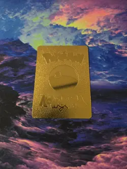 Charizard VMAX Gold Metal Pokemon Card Collectible Gift Display - Image 2