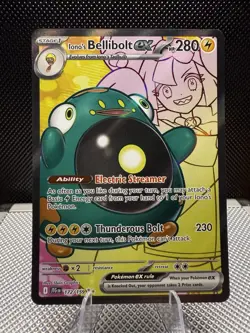 Ionos Bellibolt EX Journey Together Ultra Rare Card 172/159 Near Mint Condition - Image 1