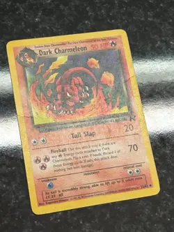 Dark Charmeleon 32/82 Team Rocket Regular Uncommon LP Vintage Pokemon Card 2000 - Image 2